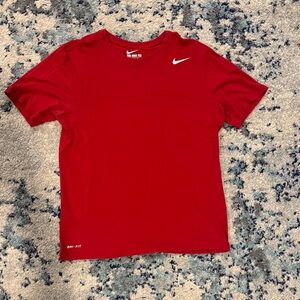 Nike Kids Bright Red Short Sleeve Tee